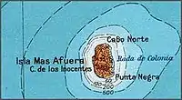 Map of Alejandro Selkirk Island