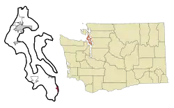 Location of Clinton, Washington