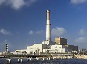 Image 6Reading Power Station, built in Tel Aviv in 1938, was named for Rufus Isaacs, the 1st Marquess of Reading. Reading Light is pictured on the left.