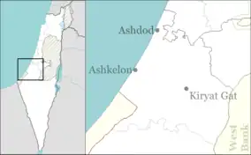 Pa'amei Tashaz is located in Ashkelon region of Israel