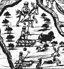 Image 13Siberian peoples as depicted in the 17th century Remezov Chronicle. (from History of Siberia)