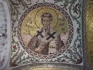 A mosaic at the Pammakaristos Church (14th century)