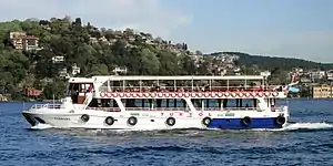 A Turyol ferry on the Bosporus