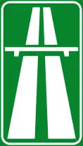 Italian Autostrada symbol
