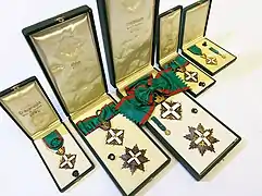 Knight, Officer, Commander, Grand Officer and Grand Cross grades