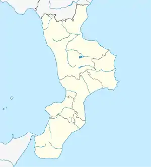 Africo is located in Calabria