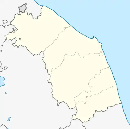 Corridonia is located in Marche