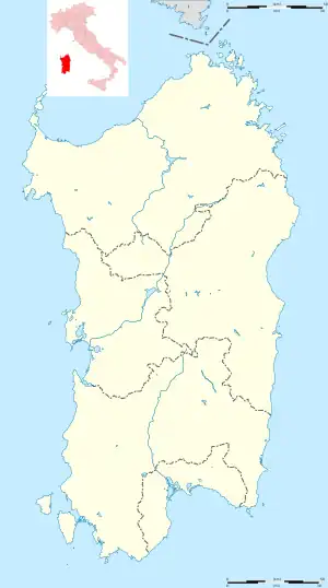 Ales is located in Sardinia