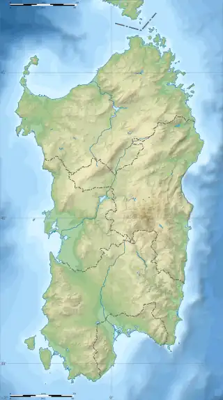Lago di Gusana is located in Sardinia