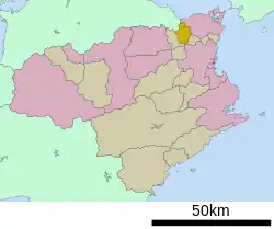 Location of Itano