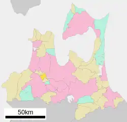 Location of Itayanagi