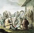 The Singing Beggars by Russian painter Ivan Yermenyov c. 1775