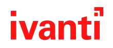 Ivanti logo (wordmark) in red