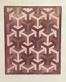 "Sechseck III" ("Hexagon III"), Aquatint–Etching  on handmade paper, 1976