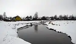 The Izhora River near Myza-Ivanovka in Gatchinsky District