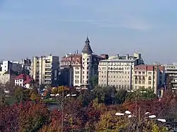 Izvor from across the Dâmboviţa