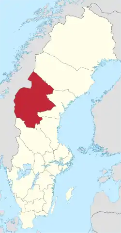 Jämtland County in Sweden