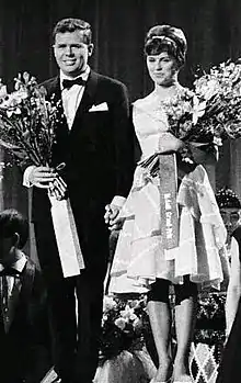 Jørgen & Grethe Ingmann, winners of the 1963 contest for Denmark.