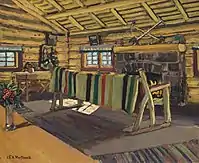 Lodge Interior, Lake O’Hara, c. 1925, McMichael Canadian Art Collection, Kleinburg