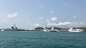 Japan Coast Guard vessels at Port of Ishigaki