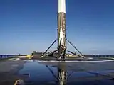 Falcon 9 flight 24's first stage on the drone ship