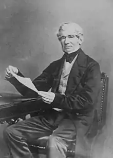 A photograph of Jeffery Halle, taken by the photographer William Notman, in the 1860s