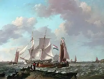 Ships in a Squall (1831)