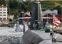 Sōryū-class submarine in Kure Naval Base