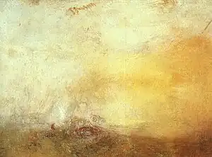 Sunrise with Sea Monsters by J. M. W. Turner (1845)
