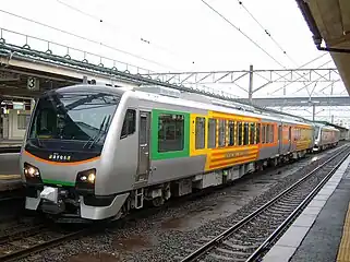 HB-E300 series two-car hybrid diesel multiple unit (DMU)