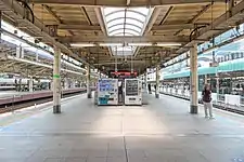 Tōkaidō Main Line platform in 2021