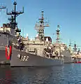 JS Asayuki at Pearl Harbor on 1 February 1988.