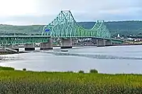 J.C. Van Horne Bridge as seen from Listuguj