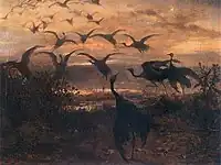 Departing Cranes, 1871