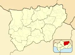 Huesa is located in Province of Jaén (Spain)