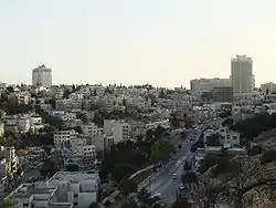 A view of Jabal Amman and surrounding hills