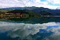 Jablanica lake at summer