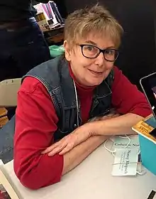 Jackie Craven at the Albany Book Festival, Albany, NY, September 14, 2019