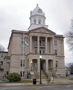 The Jackson County Courthouse in Ripley in 2007