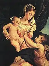 Madonna and Child with St John the Baptist (1570), Galleria degli Uffizi