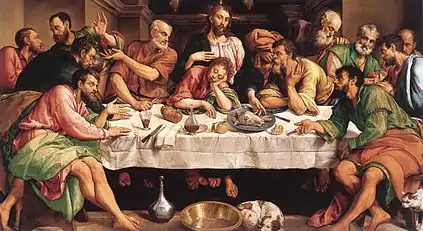 The Last Supper, 1542, Galleria Borghese, Rome