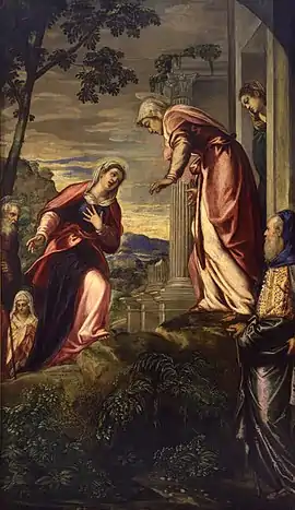 The Visitation,c. 1549 by Tintoretto