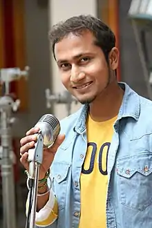 Kumar at a recording studio