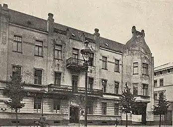 "Izba Rzemiosła" in 1938 with original facade