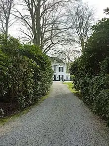 The Jagtlust villa in Blaricum where Harmsen van Beek lived.