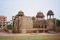 Jahaz Mahal is built during the Lodi dynasty period (1452–1526) as a pleasure resort.