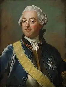 Portrait of count Anders Rudolf Du Rietz af Hedensberg (1720-1792), copy after a pastel by Gustaf Lundberg.