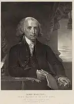 Portrait of James Madison, c. 1828