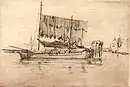 Fishing Boat  1879–1880  etching on laid paper