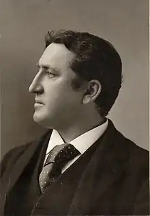 James Huneker, c. 1890, photo by Napoleon Sarony